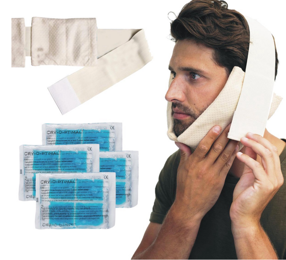 Kaakset voor koudetherapie - inclusief 4 cold packs